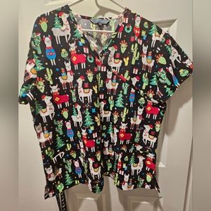 Set of 4 scrub tops xl/xxl